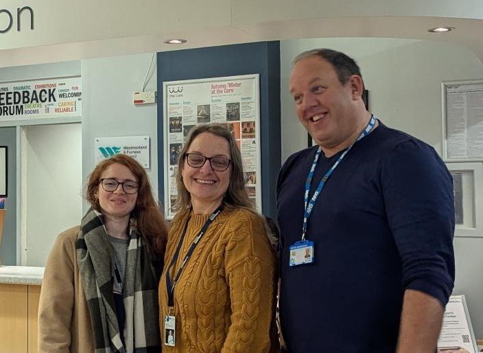 Sophie and Lisa popped along to University Hospitals of Morecambe Bay NHS Foundation Trust Learning Disability Listening Event.