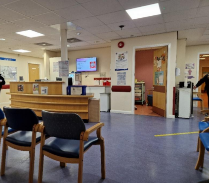 image inside the maternity and neonatal clinic at royal preston hospital