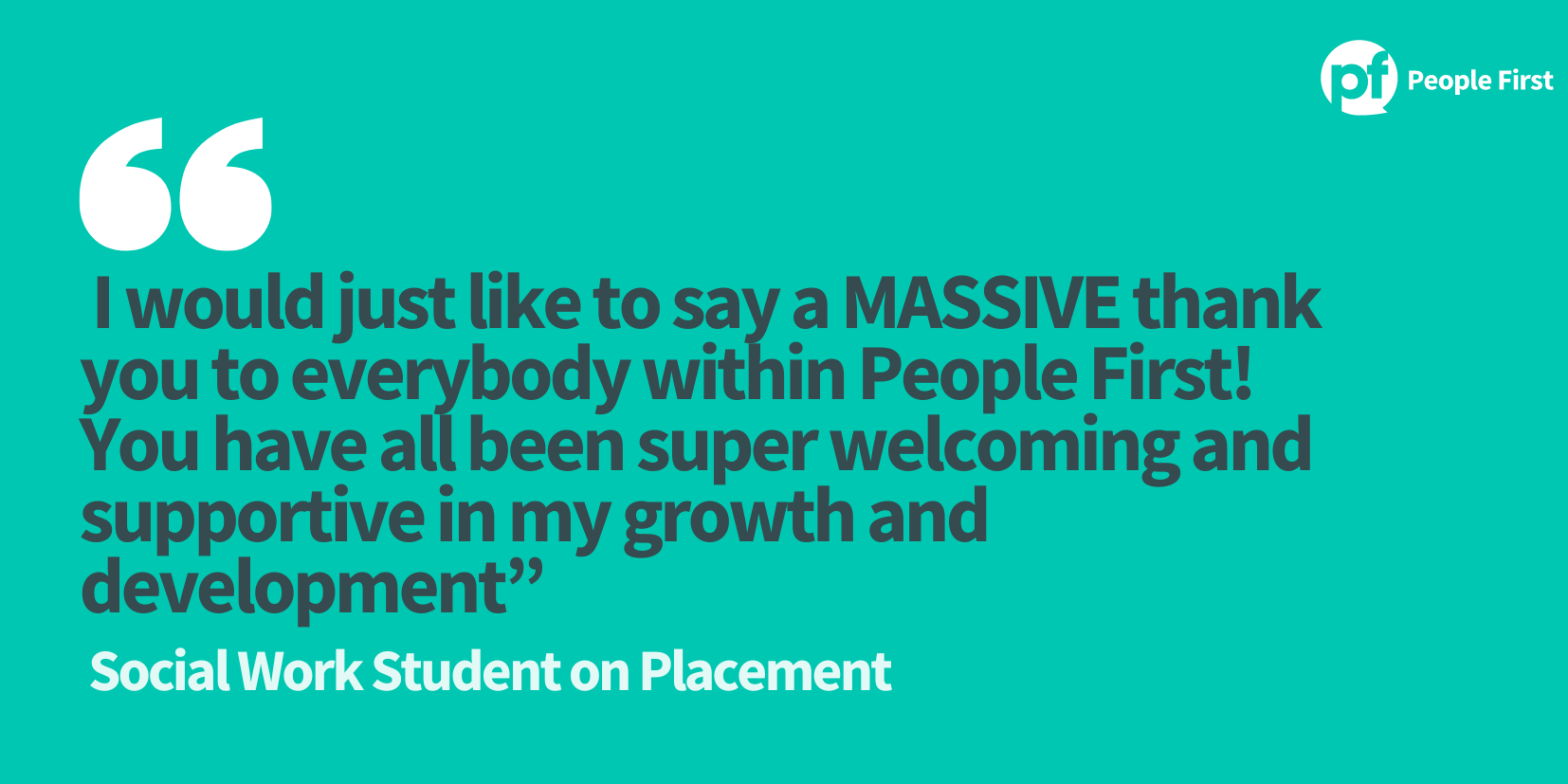 Social Work Student on Placement